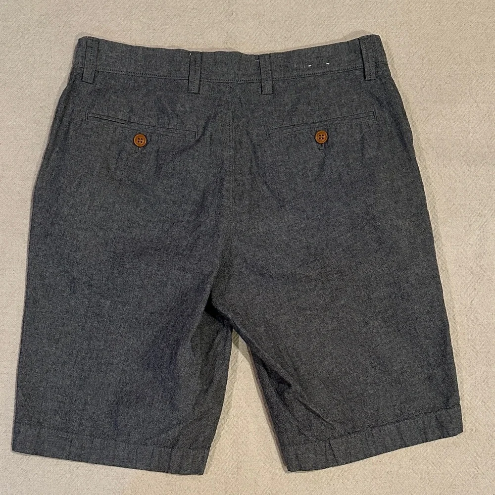J. Crew Charcoal Flat Front Shorts 30